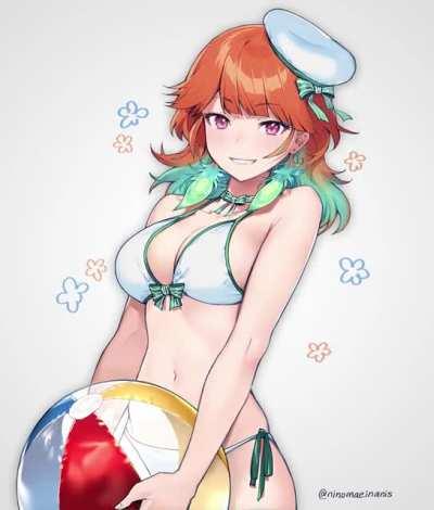 I animated Ina's drawing for Kiara