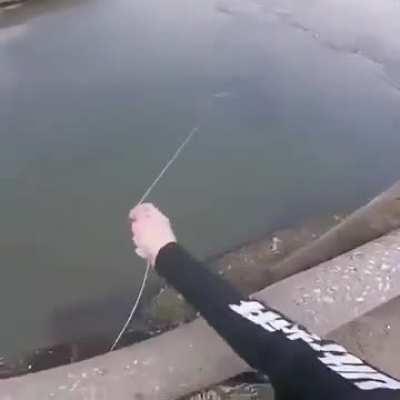 fishing with hawkeye