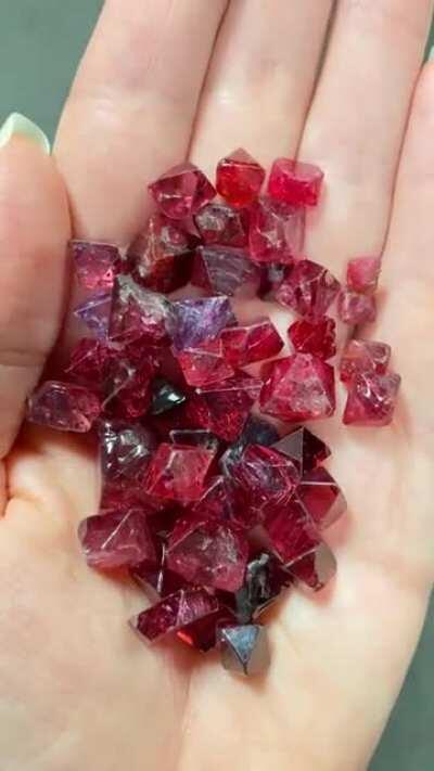 Burmese Spinel Crystals