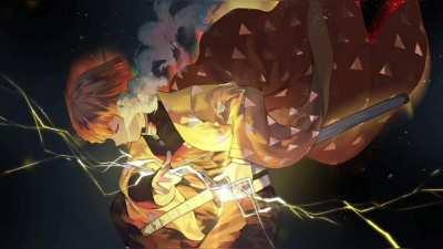 Agatsuma Zenitsu vs Spider Demon (Original Full Theme) 