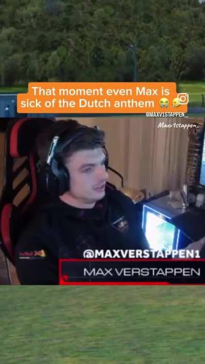 Even Max tired of it