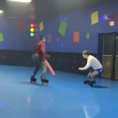 Put them (literally) on skates