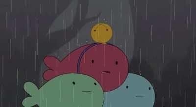 I like how Adventure Time just casually invents little guys like the Mudscamps and stuff.