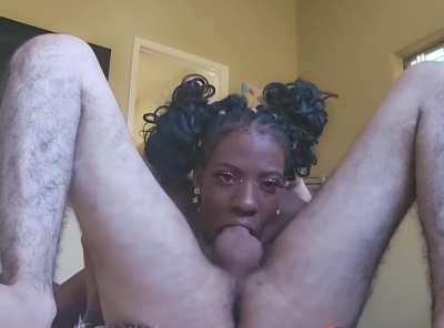 me getting throat fucked by big white cock