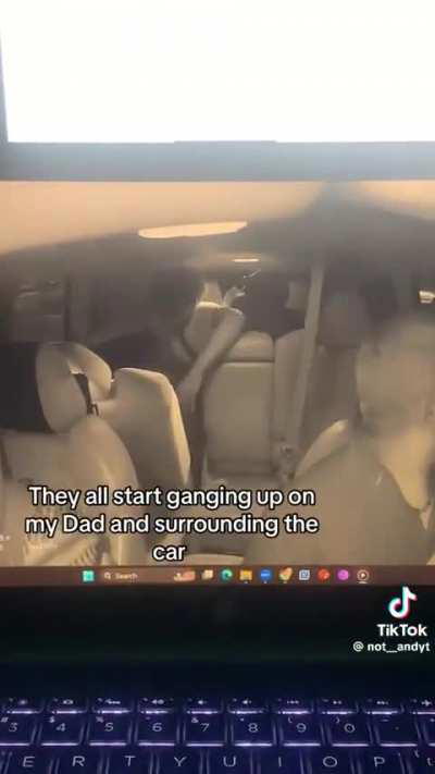 Uber dad gets attacked by 6 riders then knocks down 2 of them