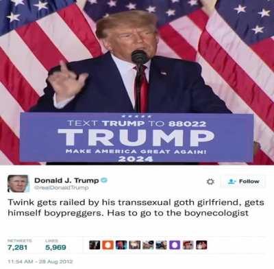 What is trump saying?