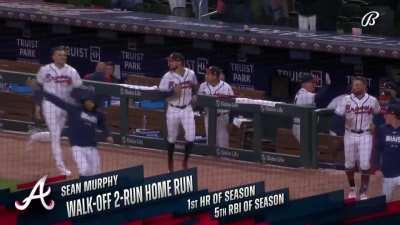 [Highlight] [Highlight] Sean Murphy and the Braves walk-off the Reds with a 2-run homer in the tenth.