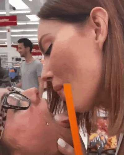 No morals in the store next to strangers