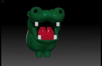Mi versión de la mascota de Pumper Nic en 3D