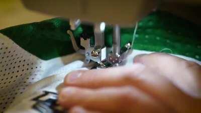 Dallas Stars Jerseys getting stitched for the Stanley Cup