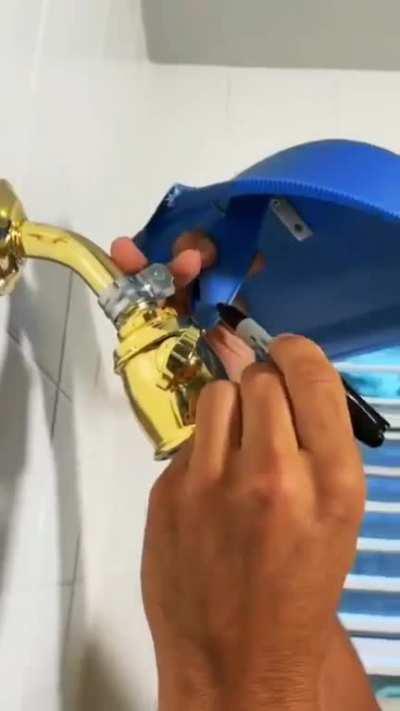 Updated the shower head.