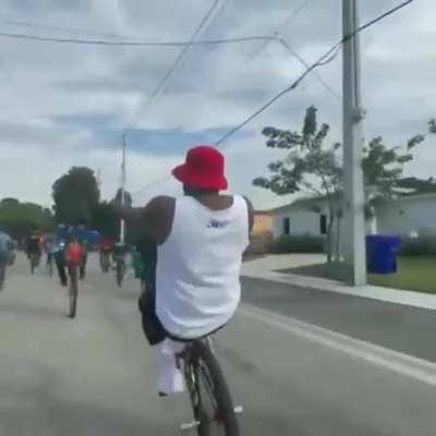 High praise for staying on him.