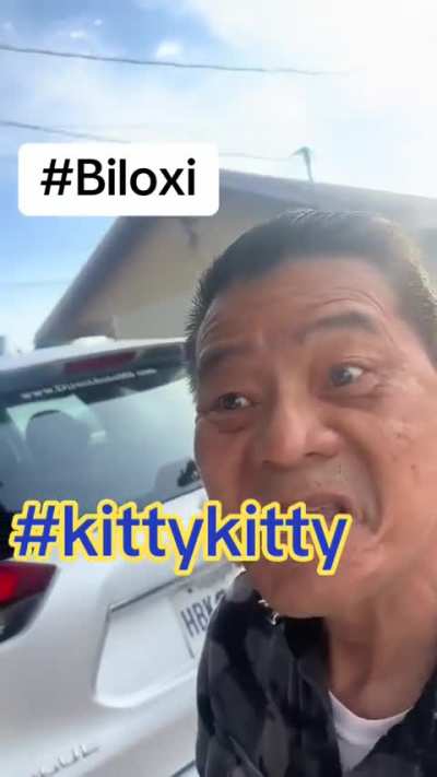 Restaurant owner in Biloxi Mississippi catching cats to cook.