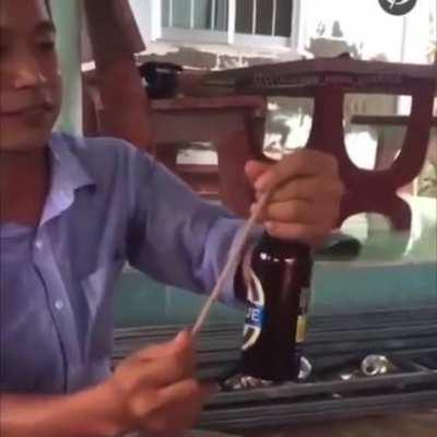 to open a beer