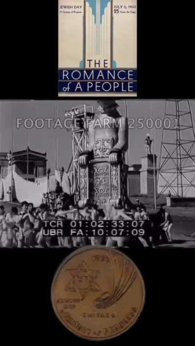 Moloch, the ancient Canaanite deity of sacrifice was featured at the 1933 World's Fair in Chicago.