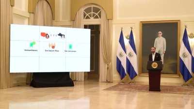 The President of El Salvador just explained how Bitcoin works to his entire nation via a powerpoint.