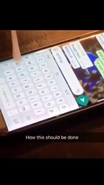 he really be out here doing that?