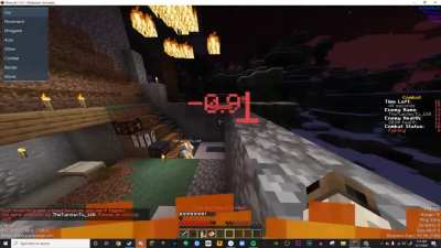 My friend daniel scaring me to death on a Minecraft Earth Server