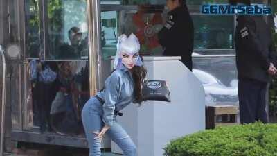 KDA EVERY PUBLIC APPEARANCE. queen evelynn, she IS the moment