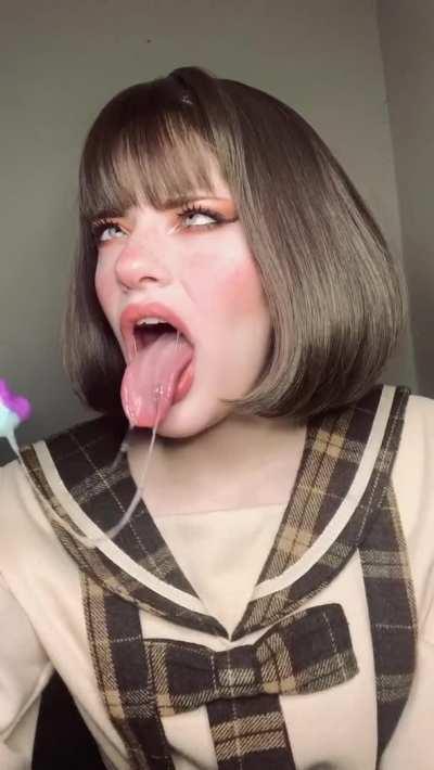 Fuck my mouth until I’m a spitty mess [OC]