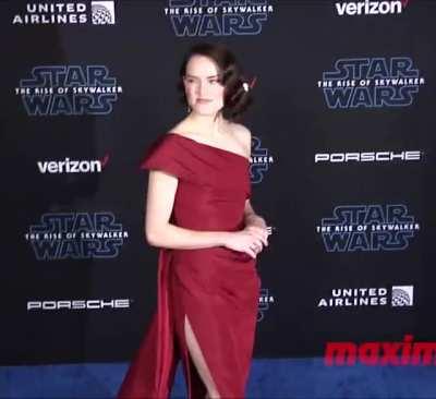 Daisy Ridley at Rise of Skywalker premiere