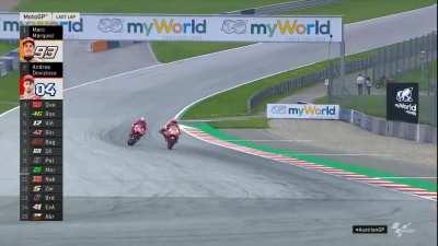 Dovi vs Marc [2019 AustrianGP]