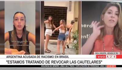 La fiscalia pide hasta 15 años de prision para la argentina que hizo gestos racistas en brasil