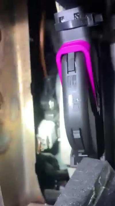 Cs: sunroof not working on my Tesla S. Checked sunroof motor and figured out that the sunroof motor gear is bad. I thought no problem, until I figured out that it would be easier to drop an engine.