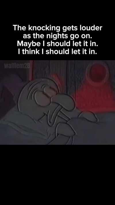 knocking at the window