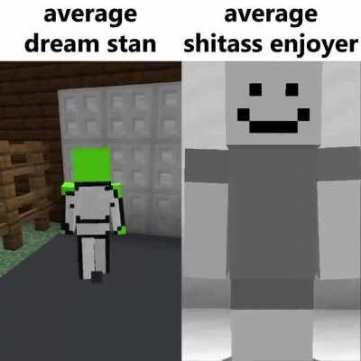 average dream stan vs average shitass enjoyer