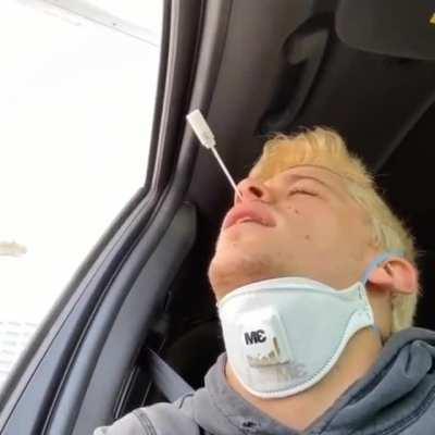 Nightmare fuel nasopharyngeal swab for Covid-19 (found on r/oddlyterrifying)