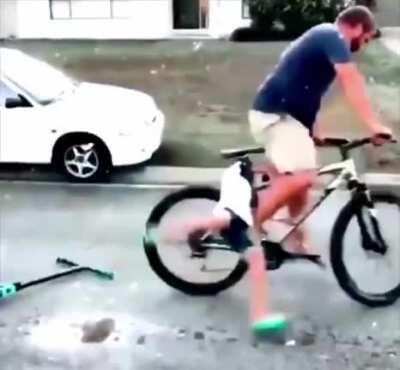 He's gonna be sore tomorrow