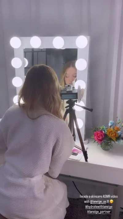 Sydney Making An ASMR Video