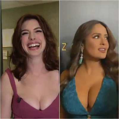 Anne Hathaway Vs Salma Hayek