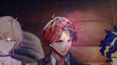 Roberu stares into space while Astel sings