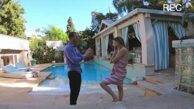 Dad Spies On Slutty Daughter