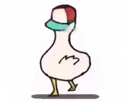 Just a dancing duck/goose here to make you happy