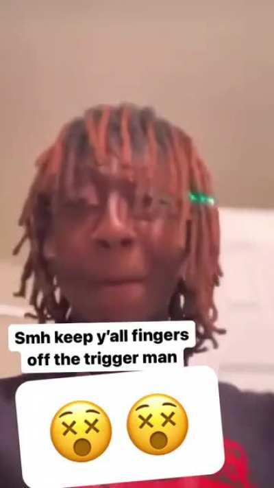 Idiot is just centimeters away from taking the room temperature challenge 