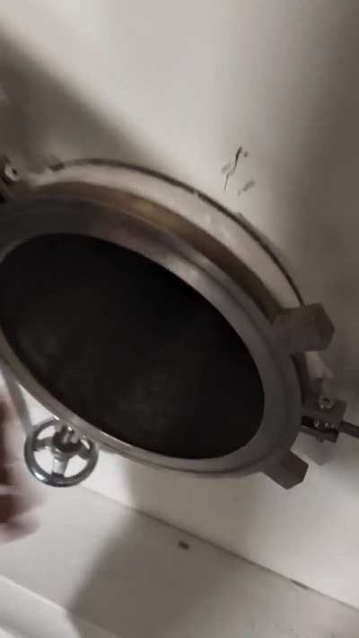 Taking the chrome print out of the annealing furnace