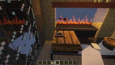 Useless machine made with little tiles