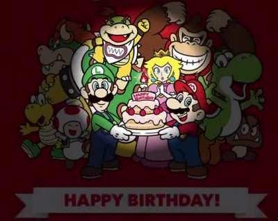 Nintendo’s happy birthday animation is a gift in itself.