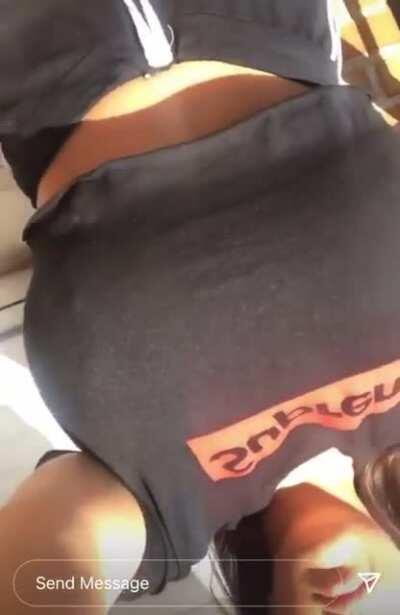 Nipple pokie in supreme shirt
