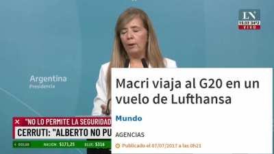 La portavazos, justificando el despilfarro publico