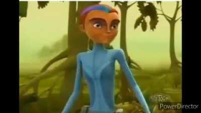 A low effort meme I made using a specific scene from the forgotten (but luckily not lost) The Future Is Wild cartoon that aired on Teletoons and Discovery Kids