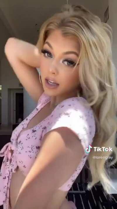 Almost a nip slip. Love sassy Loren