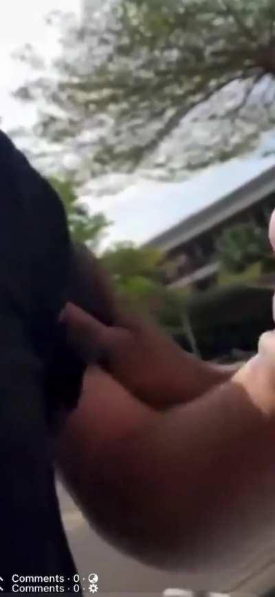 More videos of parent fighting teacher for catching child smoking weed in school ( Sabah )