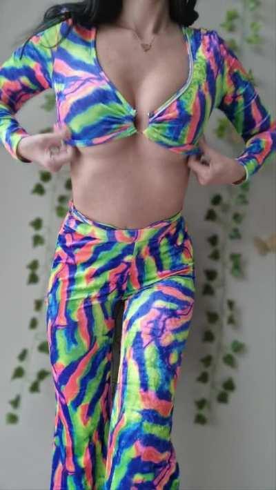 Fuckdoll struggling to keep her top on