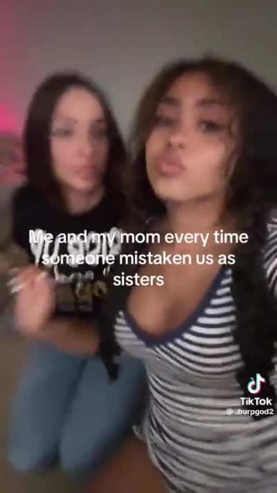 Can I say something about her mom…