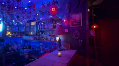 My small garage game room and bar