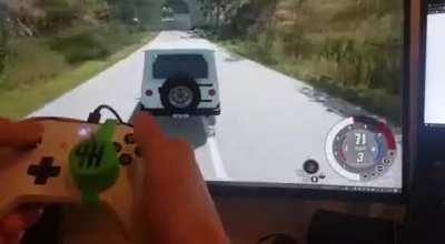 I made a 3D printed Xbox One Controller 6 gear shifter for beam and much other games :D